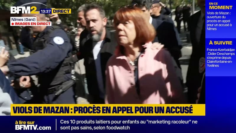 Procès en appel des viols de Mazan: l'arrivée de Gisèle Pelicot au tribunal