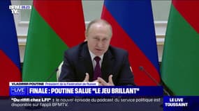 Mondial 2022: Vladimir Poutine remercie la France et l'Argentine pour leur "jeu brillant"