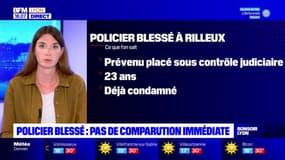 Policier blessé : pas de comparution immédiate