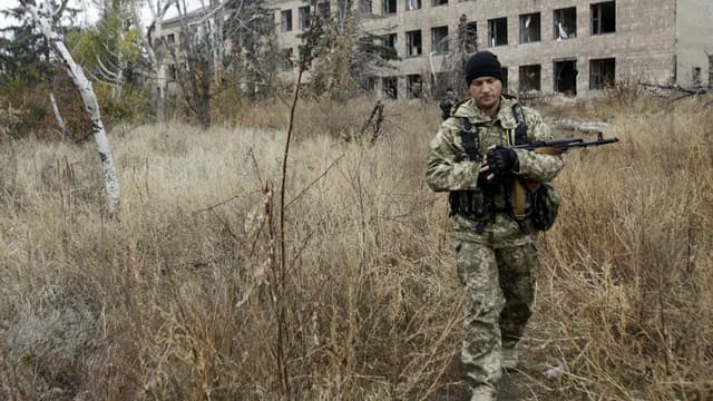 Un soldat ukrainien près de Donetsk (image d'illustration)