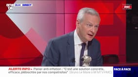 Bruno Le Maire: "We will not let the big manufacturers make undue margins or rents on wholesale prices which are falling"