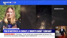 Feu d'artifice à Cholet: "Tout le monde a crié et on a commencé à éteindre le feu avec nos pieds", témoigne Manon