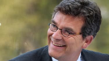 Arnaud Monetbourg s'en est pris à BNP Paribas et Société Générale, ce jeudi 5 septembre au Bourget.