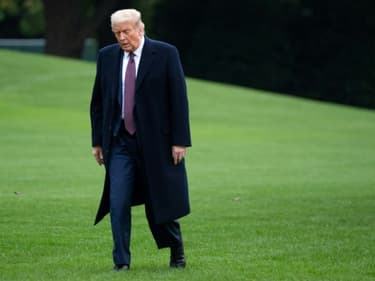 Le président américain Donald Trump à Washington, le 1er octobre 2020