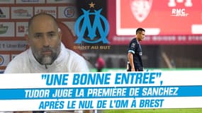 Brest 1-1 OM : "Sanchez et Payet ont fait une bonne entrée", juge Tudor
