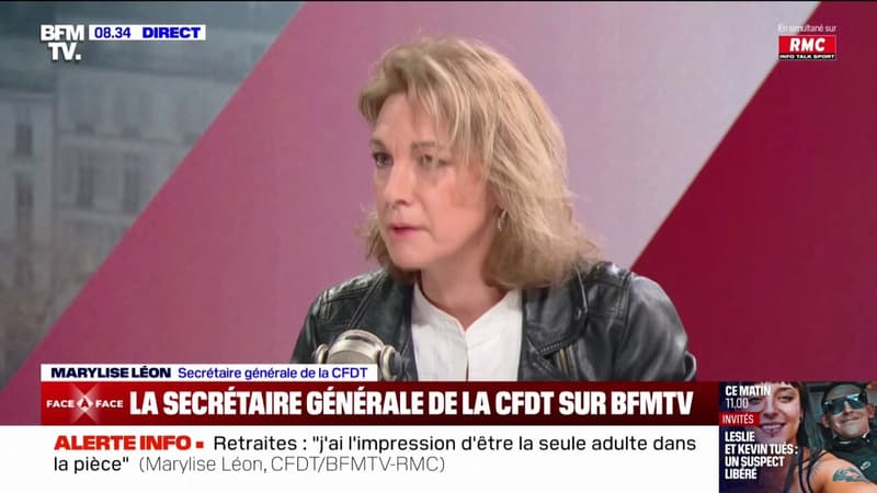 Conclave sur les retraites: Le Premier ministre change les règles du jeu, déplore la secrétaire générale de la CFDT