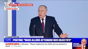 Vladimir Poutine accuse l'Ukraine "d'avoir fait éclater la guerre"