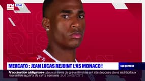 Mercato: Jean Lucas quitte l'OL pour rejoindre l'AS Monaco 