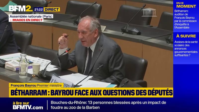 Bétharram: François Bayrou dit avoir 