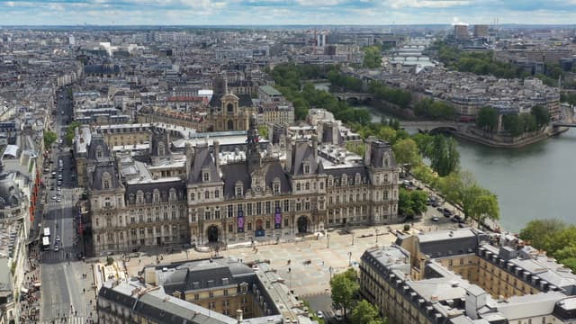 L'hôtel de ville de Paris