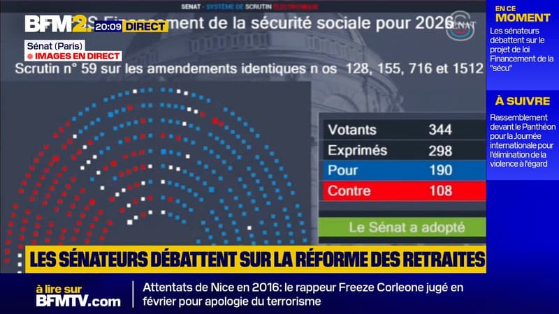 Le Sénat s'oppose à la suspension de la réforme des retraites