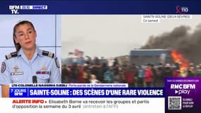Sainte-Soline: "Ils sont venus là pour en découdre", affirme Nasima Djebli, porte-parole de la gendarmerie nationale