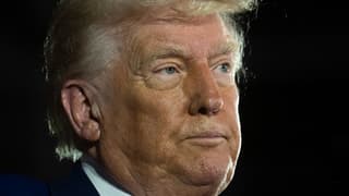 Le président américain Donald Trump prononce un discours à l'occasion de son 100e jour au pouvoir au Macomb County Community College Sports Expo Center à Warren, dans le Michigan (États-Unis), le 29 avril 2025. (Photo d'illustration)