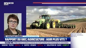 Christiane Lambert (FNSEA) : Rapport du GIEC/Agriculture, agir plus vite ? - 10/08