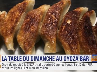 La table du dimanche au Gyoza Bar