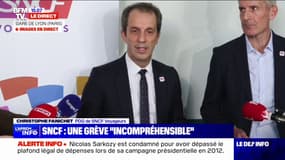 Grève SNCF: "Un TGV sur deux ce week-end" annonce Christophe Fanichet, PDG de SNCF Voyageurs