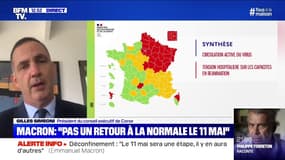 Gilles Simeoni: "La Haute-Corse aurait du être dans le vert, elle va l'être avec une carte rectifiée"