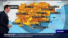 Météo Var: un temps sec ce lundi matin avant l'arrivée des pluies, jusqu'à 14°C à Toulon