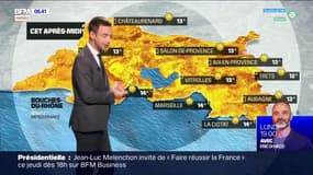 Météo Marseille-Provence: des conditions ensoleillées, 14°C attendus à Marseille