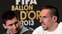 Lionel Messi et Franck Ribéry