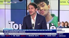 Mobile.club propose de louer un téléphone, au lieu de l'acheter, via un abonnement mensuel