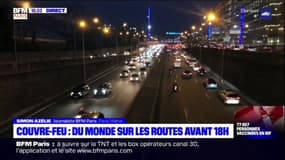 Couvre-feu à 18h: du monde sur les routes à Paris mais une circulation globalement fluide 