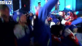 Biathlon : La remise des médailles de Martin Fourcade et Marie Dorin-Habert