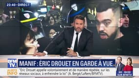 Gilets jaunes: Éric Drouet placé en garde à vue