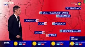 Météo Rhône: des risques d'orages et des températures toujours très chaudes, 28°C à Tarare et 33°C à Lyon