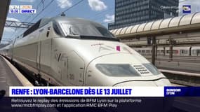 Les détails du nouveau train Lyon-Barcelone à partir du 13 juillet prochain