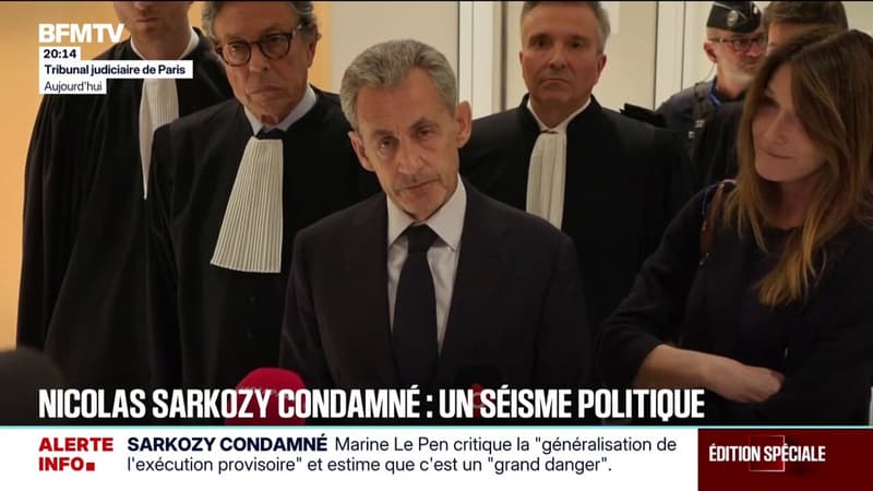 Nicolas Sarkozy condamné: un séisme politique