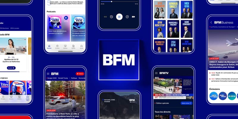 La nouvelle application BFM.
