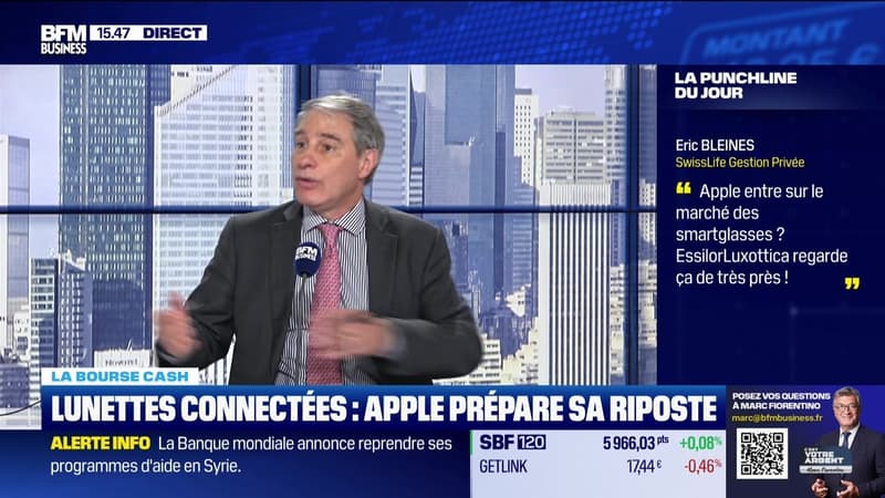 La bourse cash : Apple entre sur le marché des smartglasses ? EssilorLuxottica regarde ça de très près... avec une vision parfaite ! - 16/05