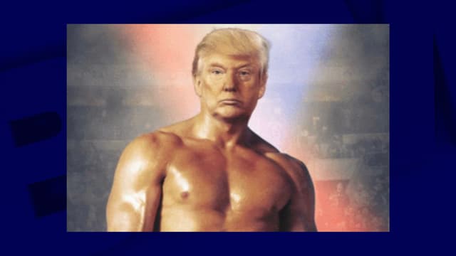 Le montage publié par donald Trump - Image d'illustration