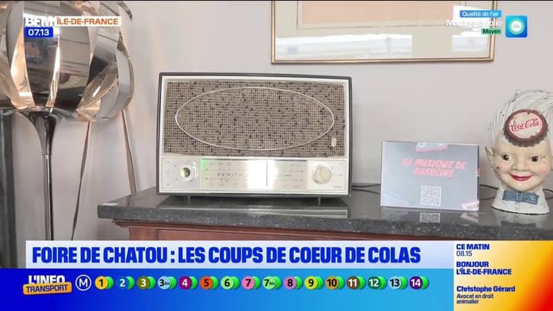 Foire de Chatou: une radio des années 50, le coup de cœur de Colas du jour (1/1)