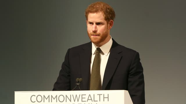 Le prince Harry le 16 avril lors du 11e Commonwealth Youth Forum à Londres