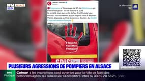 Plusieurs pompiers touchés par des agressions durant le week-end en Alsace