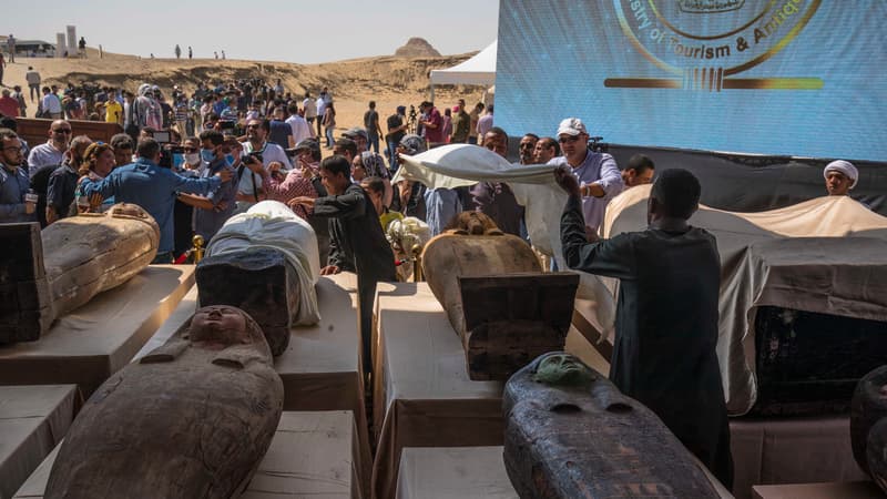 L'Egypte dévoile 59 sarcophages intacts, samedi 3 octobre 2020