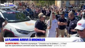 JO 2024: la flamme olympique est arrivée à Brignoles
