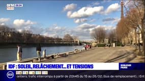 Île-de-France: du relâchement et des tensions avec l'arrivée du soleil
