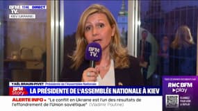 Yaël Braun-Pivet sur l'Ukraine: "Nous ne reconnaîtrons pas la conséquence des référendums" d'annexion