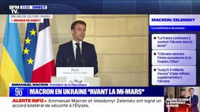 "L'avenir de l'Europe ne peut pas être contingent avec l'élection américaine" affirme Emmanuel Macron