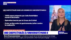 Une cheffe étoilée prend ses quartiers à l'université Paris 8