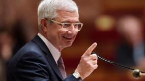 Claude Bartolone, tout sourire à l'Assemblée nationale le 12 mai 2015.