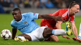 Micah Richards face au Bayern de Franck Ribéry.