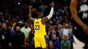 LeBron James lors du match NBA entre les Clippers et les Lakers, le 29 février 2024 à Los Angeles