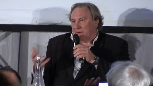 Gérard Depardieu incarne Dominique Strauss-Kahn, dans le film "Welcome to New York" sorti directement en VOD le 18 mai 2014 à minuit.