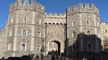 Le château de Windsor, dans l'ouest de Londres (Royaume-Uni), où se déroulera le mariage entre le prince Harry et Meghan Markle le 19 mai 2018