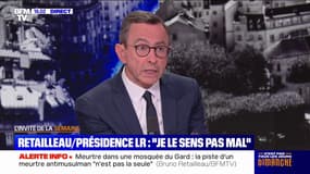 Présidence LR: "Pour l'instant, je le sens pas mal", confie Bruno Retailleau, en compétition face à Laurent Wauquiez