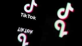 Le logo de l'application Tiktok (image d'illustration)